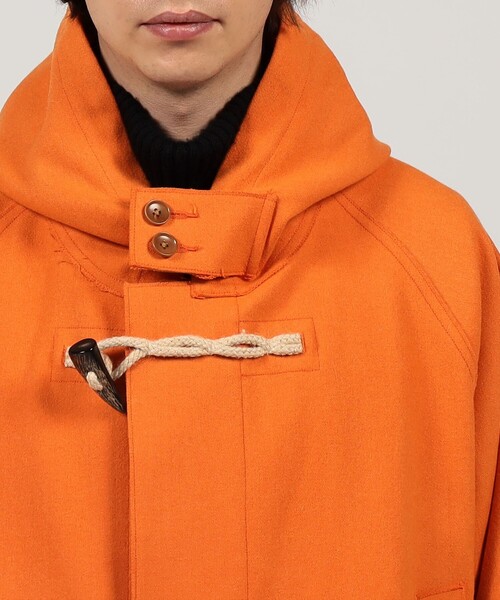 HAVERSACK(ハバーザック)の「HAVERSACK ATTIRE ウールナイロン ダッフルコート(ダッフルコート・メンズ・オレンジ・M)」の7枚目の写真