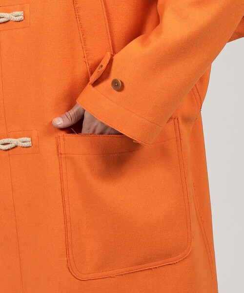 HAVERSACK(ハバーザック)の「HAVERSACK ATTIRE ウールナイロン ダッフルコート(ダッフルコート・メンズ・オレンジ・M)」の10枚目の写真