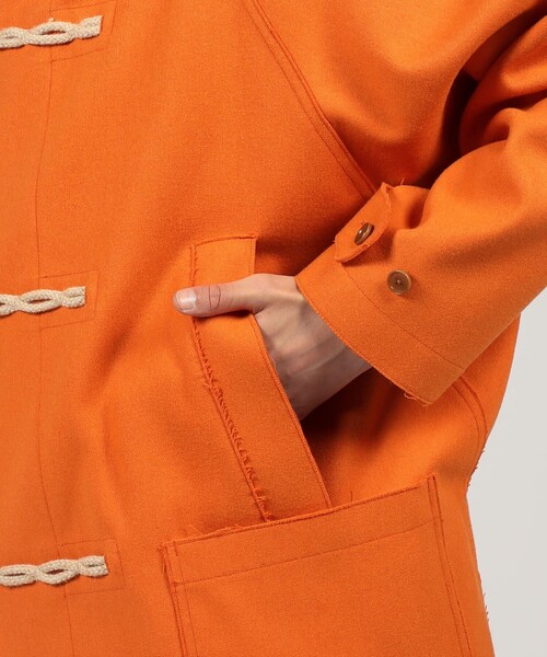 HAVERSACK(ハバーザック)の「HAVERSACK ATTIRE ウールナイロン ダッフルコート(ダッフルコート・メンズ・オレンジ・M)」の11枚目の写真