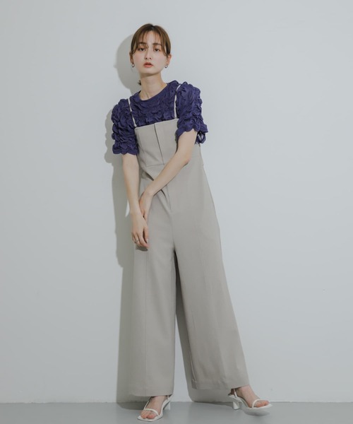 SENSE OF PLACE by URBAN RESEARCH(センスオブプレイスバイアーバンリサーチ)の「ポップコーンシャーリングカットトップ(Tシャツ/カットソー・レディース・ブラック/ネイビー/アイボリー・ONE)」の9枚目の写真