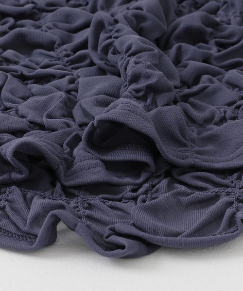 SENSE OF PLACE by URBAN RESEARCH(センスオブプレイスバイアーバンリサーチ)の「ポップコーンシャーリングカットトップ(Tシャツ/カットソー・レディース・ブラック/ネイビー/アイボリー・ONE)」の18枚目の写真