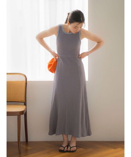 【セール】Miller別注 ワッフルフレアワンピース（ワンピース）｜MILLER（ミラー）