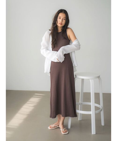 【セール】Miller別注 ワッフルフレアワンピース（ワンピース）｜MILLER（ミラー）