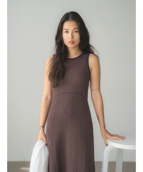 【セール】Miller別注 ワッフルフレアワンピース（ワンピース）｜MILLER（ミラー）
