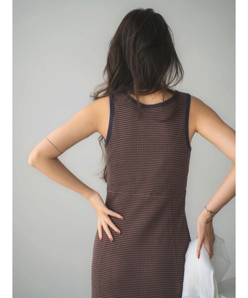 【セール】Miller別注 ワッフルフレアワンピース（ワンピース）｜MILLER（ミラー）