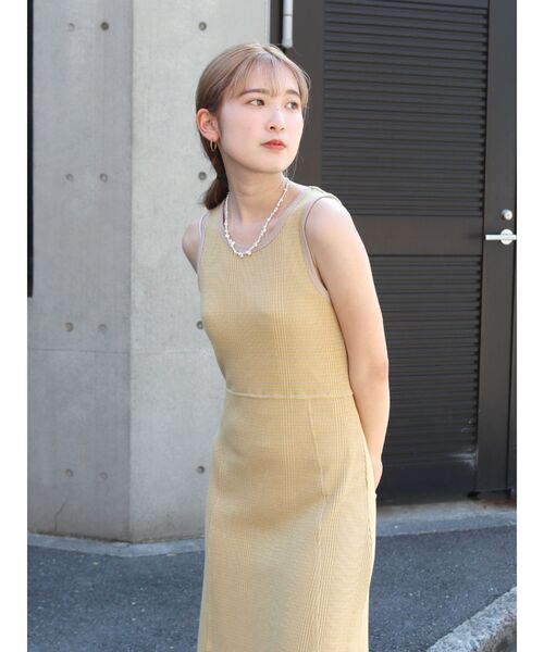 【セール】Miller別注 ワッフルフレアワンピース（ワンピース）｜MILLER（ミラー）