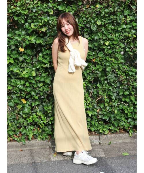 【セール】Miller別注 ワッフルフレアワンピース（ワンピース）｜MILLER（ミラー）