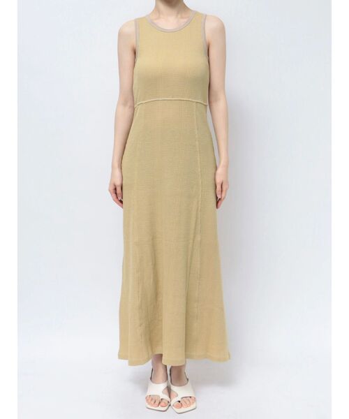 【セール】Miller別注 ワッフルフレアワンピース（ワンピース）｜MILLER（ミラー）