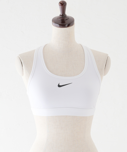 NIKE（ナイキ）の「【NIKE/ナイキ】 ウィメンズ スウッシュ MED SPT ブラ（ブラジャー・レディース・ブラック/ホワイト・X-SMALL/SMALL）」の18枚目の写真