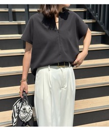 Emma Taylor | 【着ごこちシリーズ】フロント2WAYファスナープルオーバー(Tシャツ/カットソー)