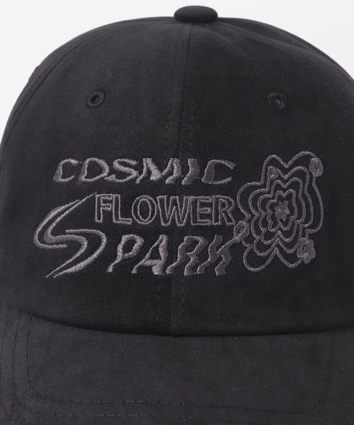 SENSE OF PLACE by URBAN RESEARCH(センスオブプレイスバイアーバンリサーチ)の「ポップアートフラワーロゴシシュウキャップB(キャップ・メンズ・ブラック/チャコールグレー・ONE)」の4枚目の写真