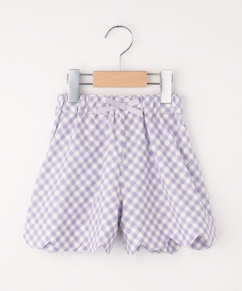 SHOO・LA・RUE（シューラルー）の「◆【110-140cm/水陸両用】総柄スカラップキュロットパンツ（その他パンツ・キッズ・ブラック系/パープル系1/ブルー系5・14/13/12/11）」の3枚目の写真