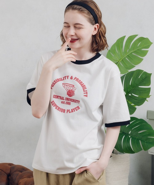Tシャツ・カットソー MOUETTE T-SHIRT セール】【UNISEX】MUCENT／シグネチャーロゴT（Tシャツ