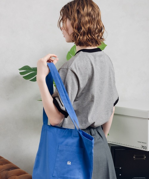 MUHET（ミュエータ）の「リンガーTシャツ（Tシャツ/カットソー・レディース・グリーン/グレイッシュベージュ/オフホワイト/ブルー・X-LARGE/MEDIUM）」の21枚目の写真