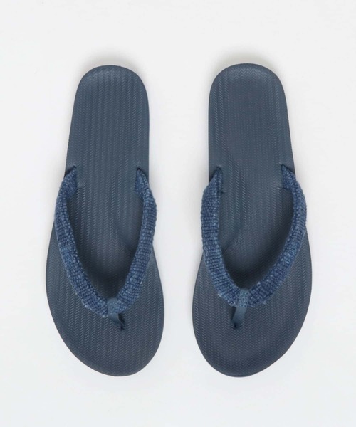 Indosole(インドソール)の「indosole Pable FLIP FLOPS 1(サンダル・メンズ・オフホワイト/ブラック/インディゴブルー・10/9/7)」の10枚目の写真