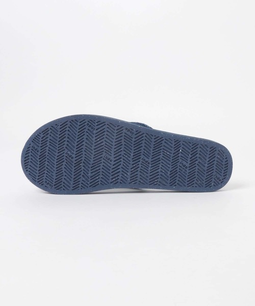 Indosole(インドソール)の「indosole Pable FLIP FLOPS 1(サンダル・メンズ・オフホワイト/ブラック/インディゴブルー・10/9/7)」の11枚目の写真