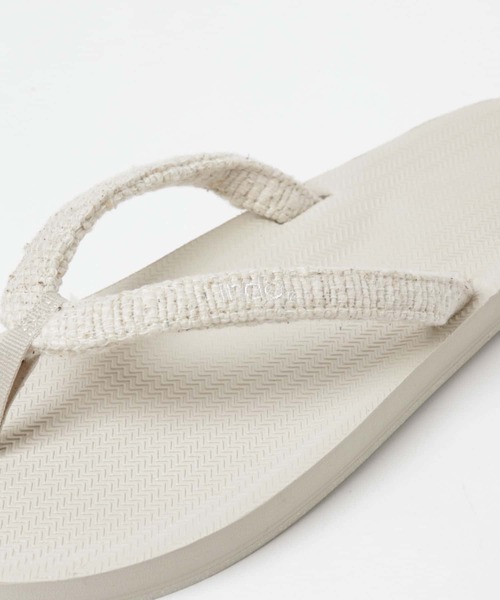 Indosole(インドソール)の「indosole Pable FLIP FLOPS 1(サンダル・メンズ・オフホワイト/ブラック/インディゴブルー・10/9/7)」の14枚目の写真