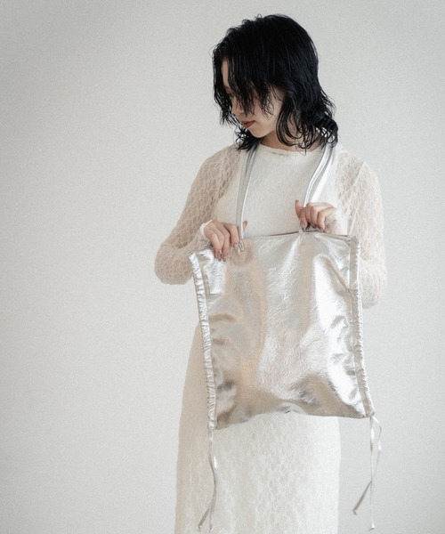 バッグ m_yyyua WEB限定商品】MURUA (ムルーア)メタリックサイドシャーリング