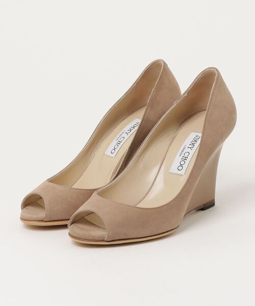 JIMMY CHOO オープントゥパンプス（ランバン コレクション