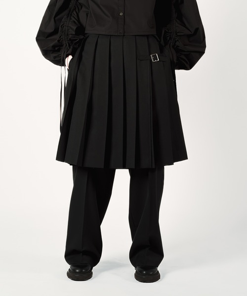 Wizzard(ウィザード)の「Wizzard ウィザード / LAYERED TROUSER レイヤードトラウザーズ スラックス / W24AW-PA070(スラックス・メンズ・ブラウン/グレー/ブラック・2)」の2枚目の写真