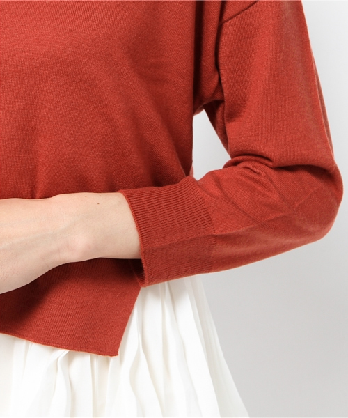 URBAN RESEARCH（アーバンリサーチ）の「UR サイドスリット7分袖セットプルオーバー（その他トップス・レディース・オレンジ/グレー/ネイビー・FREE）」の8枚目の写真