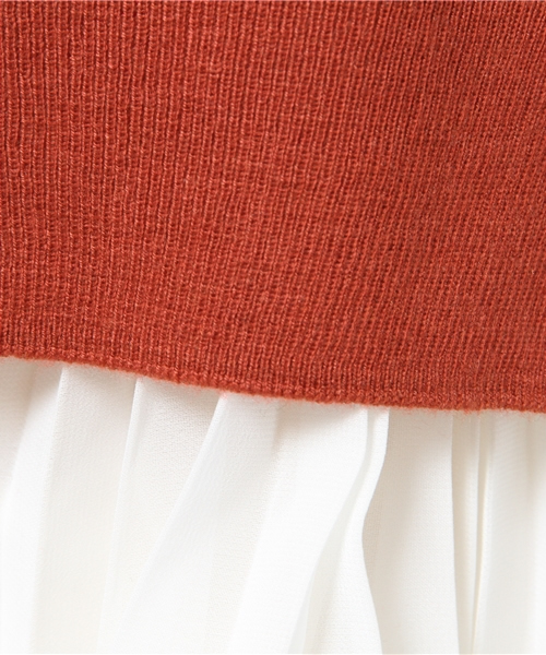 URBAN RESEARCH（アーバンリサーチ）の「UR サイドスリット7分袖セットプルオーバー（その他トップス・レディース・オレンジ/グレー/ネイビー・FREE）」の10枚目の写真