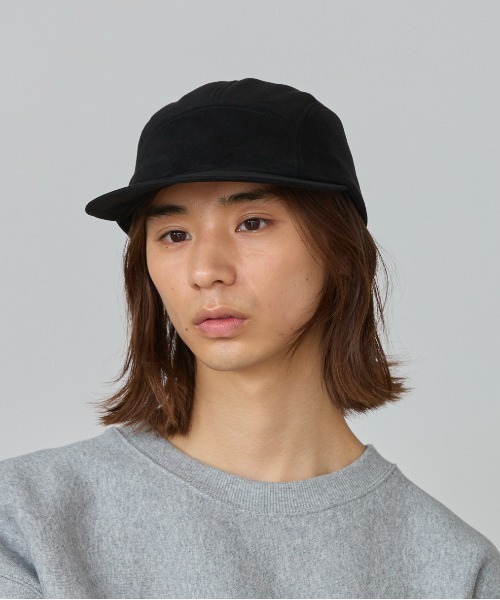 OVERRIDE（オーバーライド）の「OVERRIDE  PE SUEDE WIDE JET CAP / オーバーライド（キャップ・メンズ・ブラック/ベージュ/グレー・FREE）」の5枚目の写真