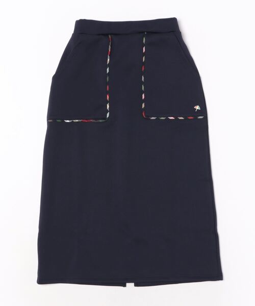 Arnold Palmer（アーノルドパーマー）の「パーマーチェック パイピングスカート（スカート・レディース・ブラック/ネイビー・M/S/L）」の18枚目の写真