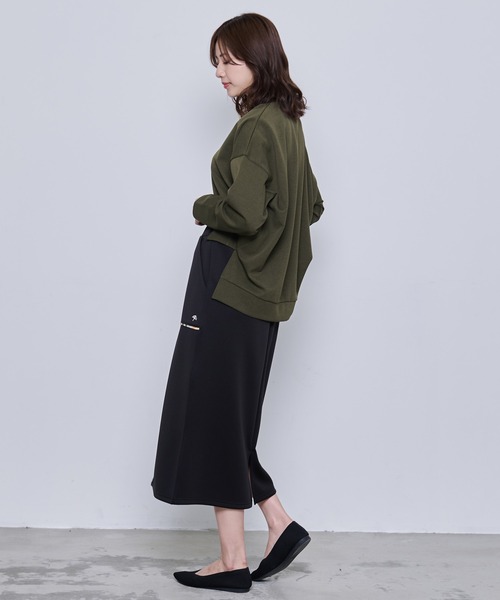 Arnold Palmer（アーノルドパーマー）の「パーマーチェック パイピングスカート（スカート・レディース・ブラック/ネイビー・M/S/L）」の11枚目の写真