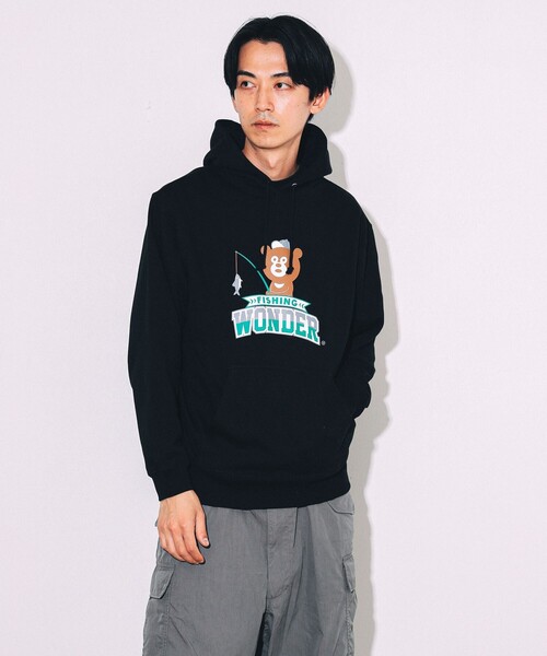 セール】BEAMS T / フィッシュ ベアー スウェット フーディー