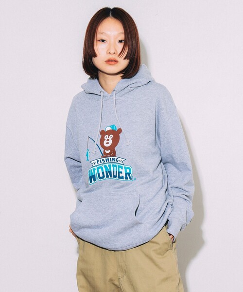 セール】BEAMS T / フィッシュ ベアー スウェット フーディー
