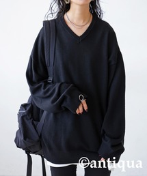 antiqua（アンティカ）の「Vネックニット（ニット/セーター・メンズ）」