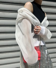 Narcissus（ナルシス）の「メッシュフードジップパーカー　ボンディング（その他アウター）」