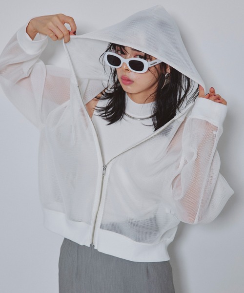 パーカー 「Narcissus」SNAPフードパーカー レディース Narcissus パーカー 「Narcissus」SNAPフードパーカー