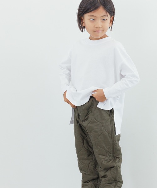 LOWRYS FARM（ローリーズファーム）の「ＵＳＡベーシックＬＳ　134389（Tシャツ/カットソー・キッズ・ホワイト/グリーン/パープル/ブラック/イエロー・110cm/150cm/140cm/130cm/120cm）」の21枚目の写真