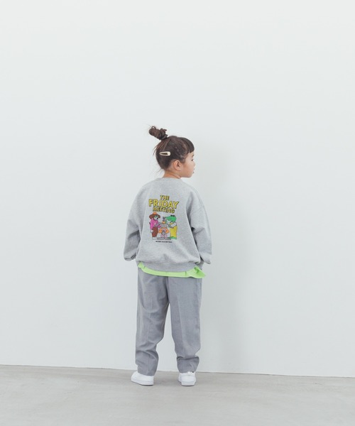 LOWRYS FARM（ローリーズファーム）の「ＵＳＡベーシックＬＳ　134389（Tシャツ/カットソー・キッズ・ホワイト/グリーン/パープル/ブラック/イエロー・110cm/150cm/140cm/130cm/120cm）」の22枚目の写真