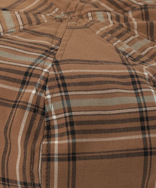 green label relaxing(グリーンレーベルリラクシング)の「GLR チェック ベレー帽 / 帽子 / キッズ(ハンチング/ベレー帽・キッズ・ネイビー/ブラック/ブラウン・FREE)」の9枚目の写真