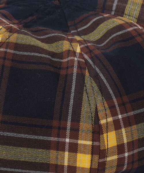 green label relaxing(グリーンレーベルリラクシング)の「GLR チェック ベレー帽 / 帽子 / キッズ(ハンチング/ベレー帽・キッズ・ネイビー/ブラック/ブラウン・FREE)」の14枚目の写真