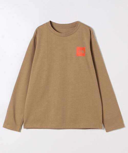 FREAK'S STORE(フリークスストア)の「限定展開 THE NORTH FACE/ザ・ノース・フェイス キッズ ロングスリーブスモールスクエアロゴティー / KIDS L/S S-SQU LOGO T / NTJ32357(Tシャツ/カットソー・キッズ・ブラック/ホワイト/ベージュ・150/120/140/130)」の3枚目の写真