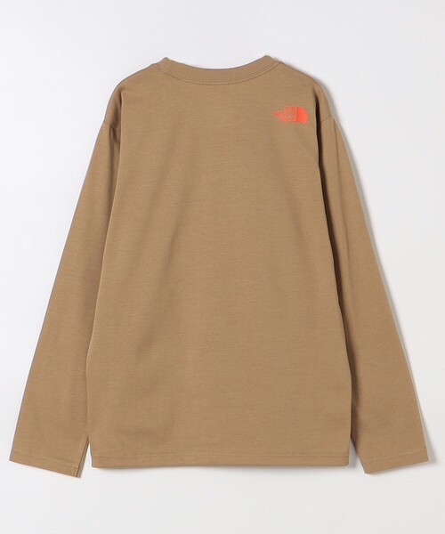 FREAK'S STORE(フリークスストア)の「限定展開 THE NORTH FACE/ザ・ノース・フェイス キッズ ロングスリーブスモールスクエアロゴティー / KIDS L/S S-SQU LOGO T / NTJ32357(Tシャツ/カットソー・キッズ・ブラック/ホワイト/ベージュ・150/120/140/130)」の4枚目の写真