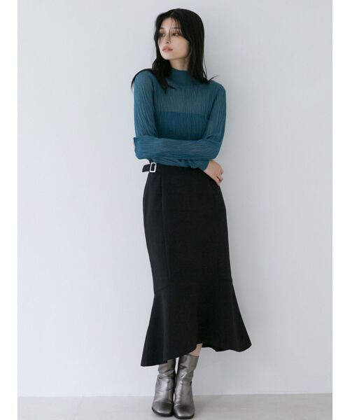 MURUA（ムルーア）の「ウェーブシアーニット（ニット/セーター・レディース・ブラック/ブルー/パープル・FREE）」の18枚目の写真