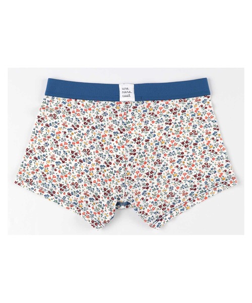 une nana cool（ウンナナクール）の「MADE WITH LIBERTY FABRIC メンズパンツ（ボクサーパンツ・メンズ・ホワイト/イエロー/サーモンピンク/ダークブルー・M/L）」の9枚目の写真