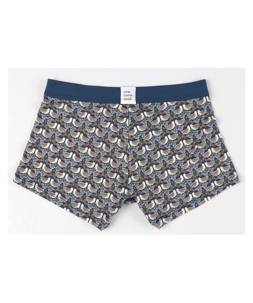 une nana cool（ウンナナクール）の「MADE WITH LIBERTY FABRIC メンズパンツ（ボクサーパンツ・メンズ・ホワイト/イエロー/サーモンピンク/ダークブルー・M/L）」の8枚目の写真