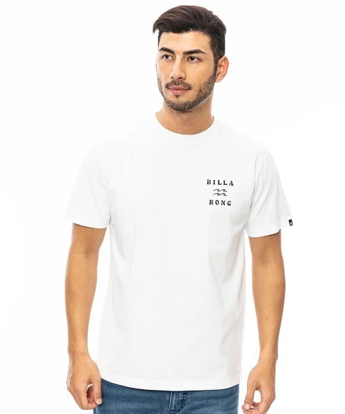 BILLABONG（ビラボン）の「BILLABONG メンズ ONE TIME Ｔシャツ 【2024年秋冬モデル】/ビラボンバックプリント半袖Tシャツ（Tシャツ/カットソー・メンズ・ブラック/ホワイト/グレー・MEDIUM/X-LARGE/LARGE）」の4枚目の写真