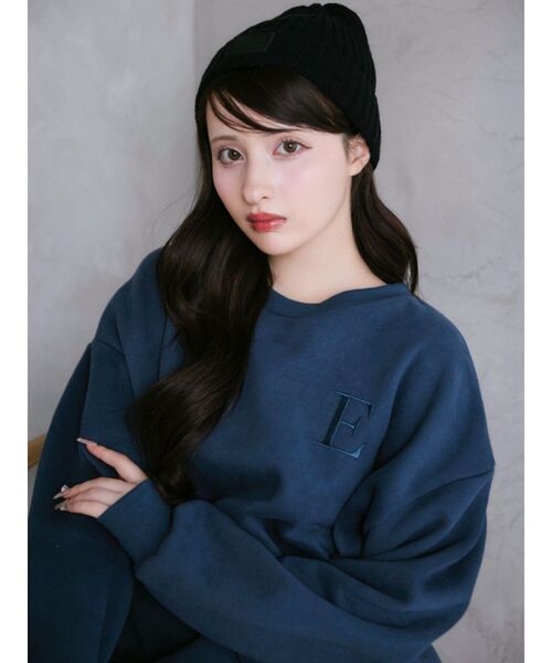 EATME（イートミー）の「バニーオーバースウェット（スウェット・レディース・アイボリー/ブラック/ネイビー・FREE）」の5枚目の写真