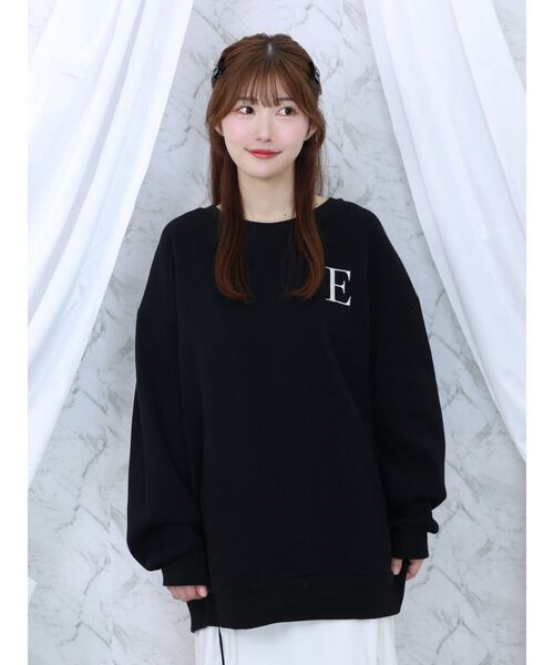 EATME（イートミー）の「バニーオーバースウェット（スウェット・レディース・アイボリー/ブラック/ネイビー・FREE）」の15枚目の写真