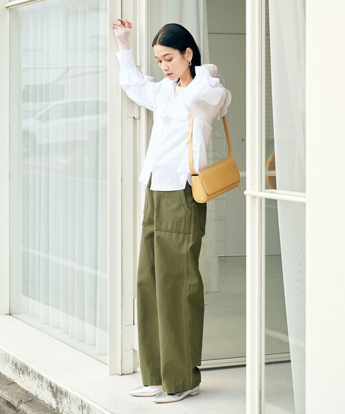 green label relaxing コットンラチネベイカー パンツ green label relaxing コットンラチネベイカー パンツ - メルカリ