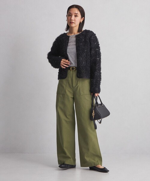 green label relaxing（グリーンレーベルリラクシング）の「＜at ease＞ ベイカー パンツ（その他パンツ・レディース・オリーブ・36/38/40/34）」の20枚目の写真