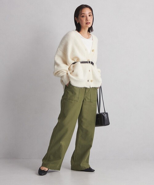 green label relaxing（グリーンレーベルリラクシング）の「＜at ease＞ ベイカー パンツ（その他パンツ・レディース・オリーブ・36/38/40/34）」の22枚目の写真