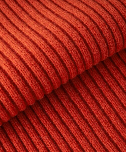 green label relaxing（グリーンレーベルリラクシング）の「ハミルトンラム リブマフラー（マフラー・メンズ・グレー/ダークブラウン/オレンジ/ネイビー・FREE）」の19枚目の写真